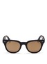 Main View - Click To Enlarge - TOMS ACCESSORIES - 'Archie' matte acetate square mirror sunglasses