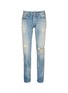 Main View - Click To Enlarge - DENHAM - 'Razor' paint spot distressed jeans