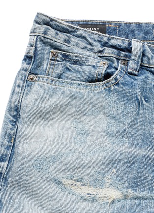  - DENHAM - 'Point' sashiko stitch distressed jeans