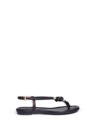 Main View - Click To Enlarge - MICHAEL KORS - 'Holly' leather rope sandals