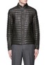 Main View - Click To Enlarge - MONCLER - 'Geslin' quilted down leather jacket