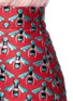Detail View - Click To Enlarge - GUCCI - Metallic bee jacquard A-line skirt