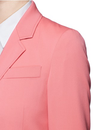 Detail View - Click To Enlarge - GUCCI - Wool-silk notched lapel jacket