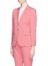 Front View - Click To Enlarge - GUCCI - Wool-silk notched lapel jacket
