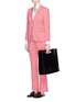 Figure View - Click To Enlarge - GUCCI - Wool-silk notched lapel jacket