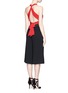 Figure View - Click To Enlarge - ALICE & OLIVIA - 'Tracee' drape georgette cropped halter top