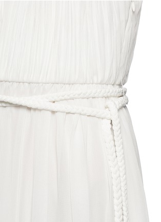 Detail View - Click To Enlarge - ALICE & OLIVIA - 'Nomi' braided trim drop dress