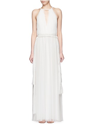 Main View - Click To Enlarge - ALICE & OLIVIA - 'Nomi' braided trim drop dress