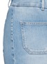 Detail View - Click To Enlarge - STELLA MCCARTNEY - Light wash frayed patch pocket flare denim pants