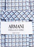 Detail View - Click To Enlarge - ARMANI COLLEZIONI - Check jacquard silk tie