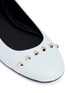 Detail View - Click To Enlarge - BALENCIAGA - Stud leather ballerina flats