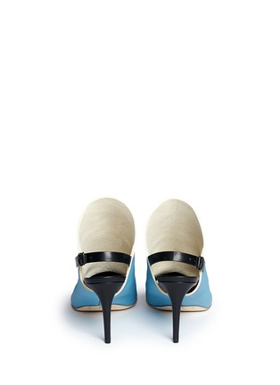 Back View - Click To Enlarge - BALENCIAGA - 'Clew' glove leather sandals