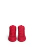 Front View - Click To Enlarge - BALENCIAGA - Gradient suede leather high top sneakers