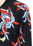 Detail View - Click To Enlarge - ALICE & OLIVIA - 'Felisa' floral bead satin bomber jacket