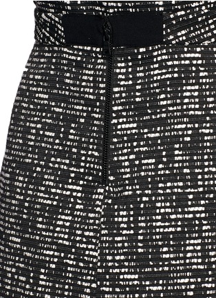 Detail View - Click To Enlarge - ALICE & OLIVIA - 'Russo' inverted pleat stripe skirt