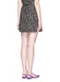 Back View - Click To Enlarge - ALICE & OLIVIA - 'Russo' inverted pleat stripe skirt
