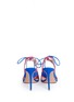 Back View - Click To Enlarge - NICHOLAS KIRKWOOD - 'Outliner' suede patent combo cutout sandals