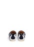 Back View - Click To Enlarge - NICHOLAS KIRKWOOD - Chevron coated canvas espadrille slip-ons