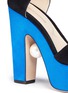 Detail View - Click To Enlarge - NICHOLAS KIRKWOOD - 'Maya' faux pearl platform wedge suede sandals