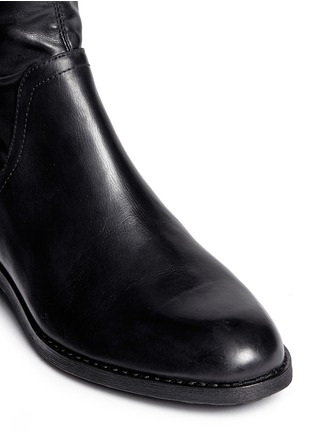Detail View - Click To Enlarge - SAM EDELMAN - 'Remi' stretch leather thigh high boots
