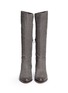 Figure View - Click To Enlarge - SAM EDELMAN - 'Joelle' croc embossed suede boots