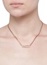 Detail View - Click To Enlarge - MESSIKA - 'Move Pavé' diamond 18k rose gold necklace