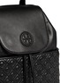 Detail View - Click To Enlarge - TORY BURCH - 'Marion' quilted leather backpack