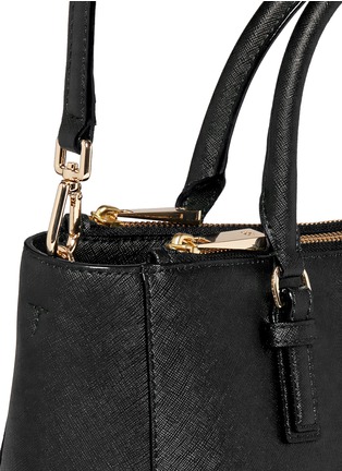 Detail View - Click To Enlarge - TORY BURCH - 'Robinson' small buckle saffiano leather tote