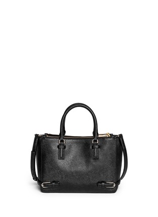 Back View - Click To Enlarge - TORY BURCH - 'Robinson' small buckle saffiano leather tote
