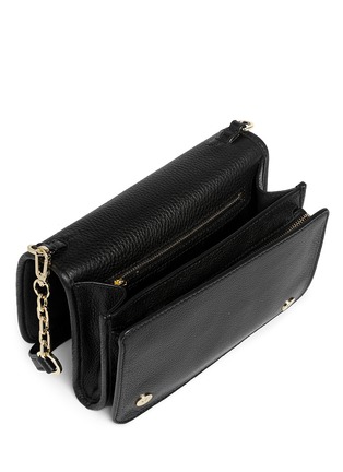 Detail View - Click To Enlarge - TORY BURCH - 'Britten' pebbled leather crossbody bag