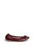 Main View - Click To Enlarge - TORY BURCH - 'Sedgewick' leather ballet flats