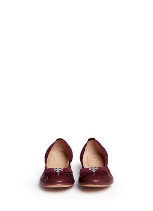 Figure View - Click To Enlarge - TORY BURCH - 'Sedgewick' leather ballet flats