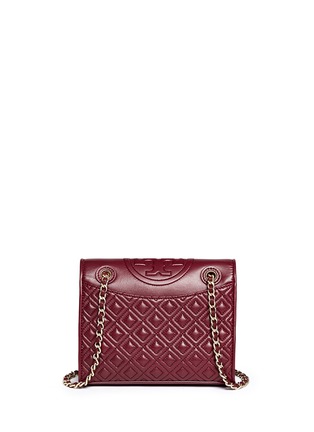 Back View - Click To Enlarge - TORY BURCH - 'Fleming' medium quilted leather bag