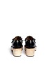 Back View - Click To Enlarge - TOGA ARCHIVES - Buckle tassel wooden heel loafers