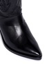 Detail View - Click To Enlarge - TOGA SHOES - Detachable elastic metal strap leather cowboy boots