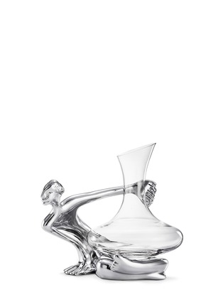 Main View - Click To Enlarge - CARROL BOYES - Glass decanter and aluminium stand set