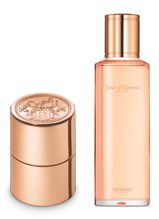Main View - Click To Enlarge - HERMÈS - Jour d'Hermès Absolu 10ml Eau de Parfum Refillable Purse Spray and 125ml refill