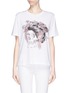 Main View - Click To Enlarge - ALEXANDER MCQUEEN - Geisha skull print T-shirt