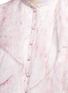 Detail View - Click To Enlarge - ALEXANDER MCQUEEN - Cherry blossom print ruffle crepon dress