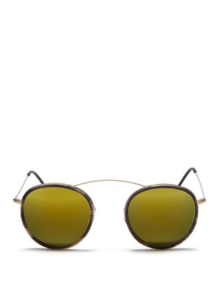 Main View - Click To Enlarge - SPEKTRE - 'MET-RO' lightweight round metal sunglasses