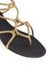 Detail View - Click To Enlarge - RENÉ CAOVILLA - Honeycomb crystal strap sandals 