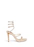 Main View - Click To Enlarge - RENÉ CAOVILLA - 'Snake' strass spring coil anklet sandals