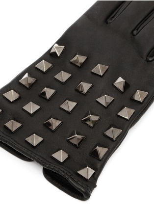 Detail View - Click To Enlarge - VALENTINO GARAVANI - Rockstud leather gloves