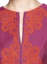 Detail View - Click To Enlarge - DIANE VON FURSTENBERG - 'Yvette' felt embroidery dress 