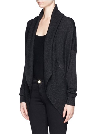 Front View - Click To Enlarge - VINCE - Wool-cashmere cocoon cardigan