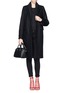 Figure View - Click To Enlarge - VINCE - Wool-cashmere cocoon cardigan