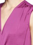 Detail View - Click To Enlarge - VINCE - Surplice neckline sleeveless blouse