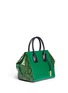 Front View - Click To Enlarge - STELLA MCCARTNEY - 'Cavendish' medium faux python leather tote bag