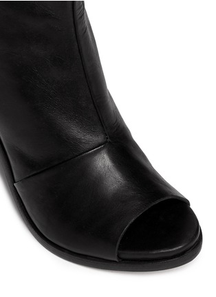 Detail View - Click To Enlarge - RAG & BONE - 'Noelle' peep toe leather boots