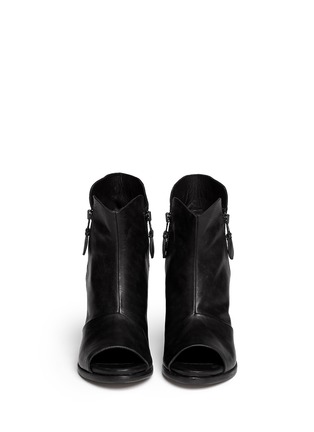 Figure View - Click To Enlarge - RAG & BONE - 'Noelle' peep toe leather boots
